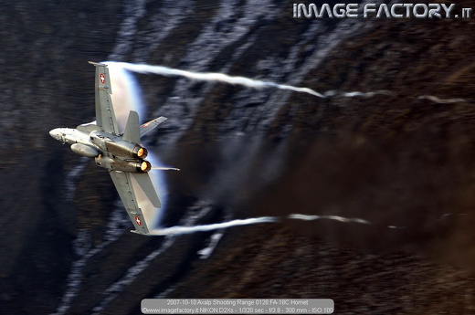 2007-10-10 Axalp Shooting Range 0128 FA-18C Hornet